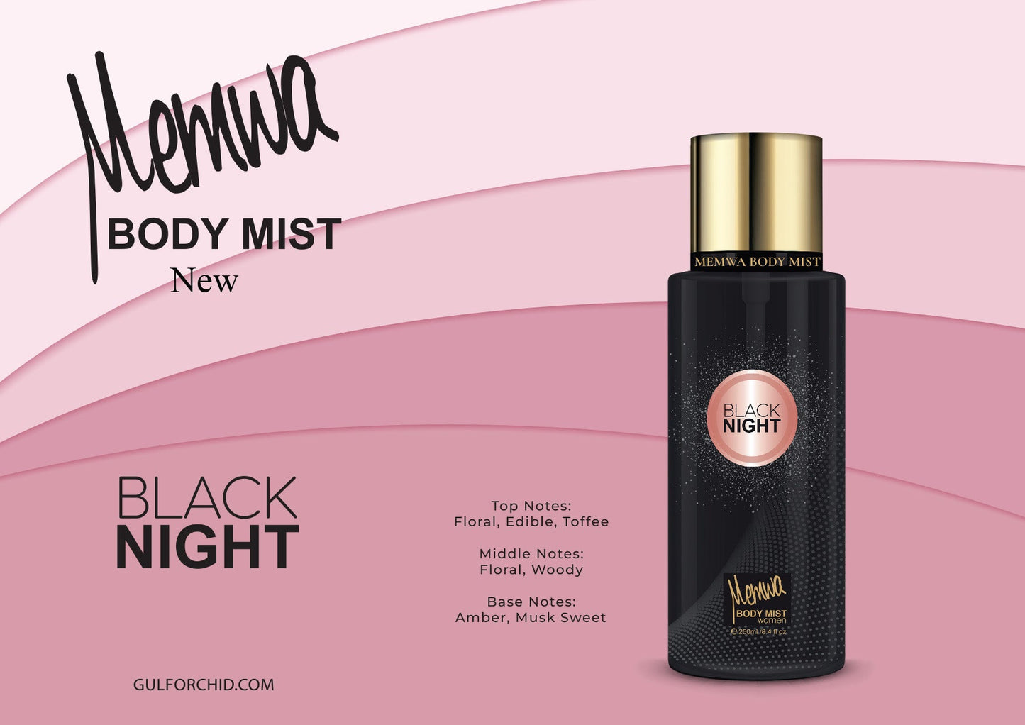 BLACK NIGHT BODY MIST